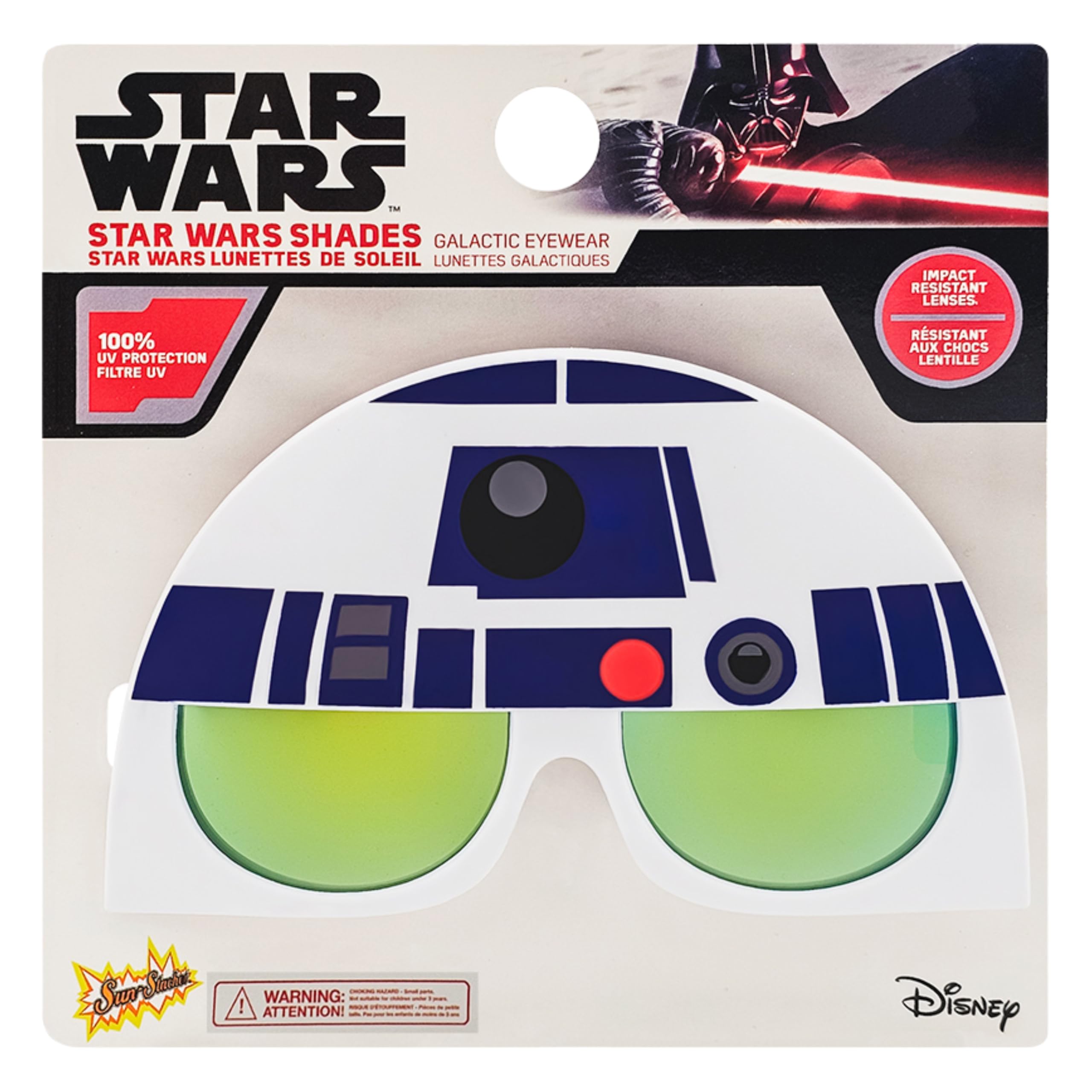 Official Star Wars Sunglasses: UV400 Protection, Lightweight Costume Accessory (Multiple Characters)