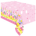 Officially Licensed Peppa Pig Tablecloth – Large Rectangular 54x108 Inch Plastic Disposable Birthday Party Decorations by Treasures Gifted