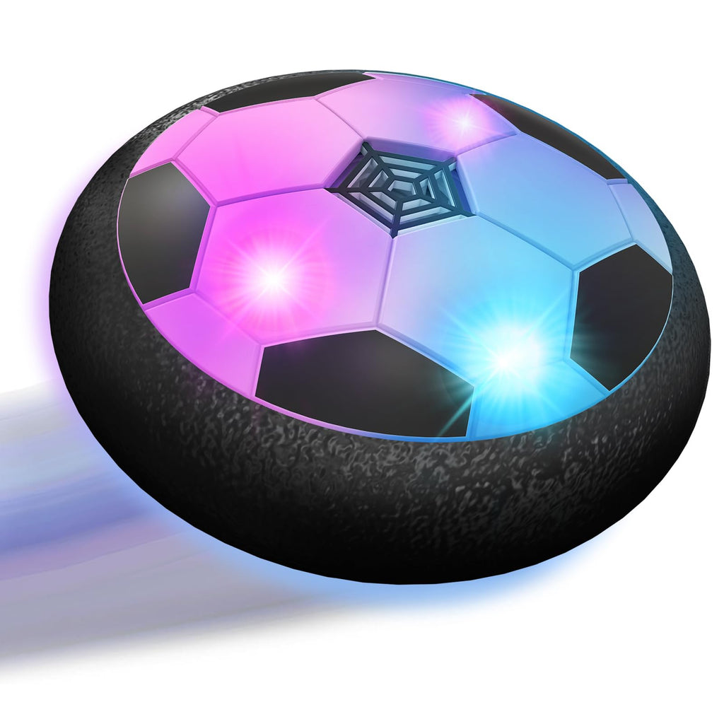 Officygnet Hover Soccer Ball with LED Lights for Kids Ages 4-12 - Indoor Air Floating Soccer Toy