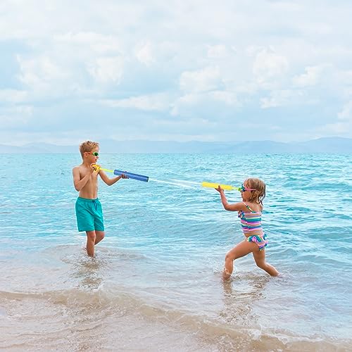 OKGD 4-Pack Water Blaster Soaker Guns – 15" Foam Water Guns for Pool, Beach & Summer Fun