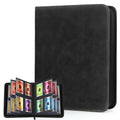 Old Canal Top Loader Binder - 4-Pocket Album Holds 112 Cards in Top Loaders, Black