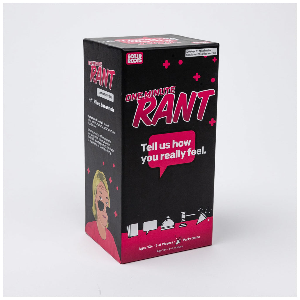 One Minute Rant: Hilarious Controversial Topic Card Game for Family Game Night – Spin Master