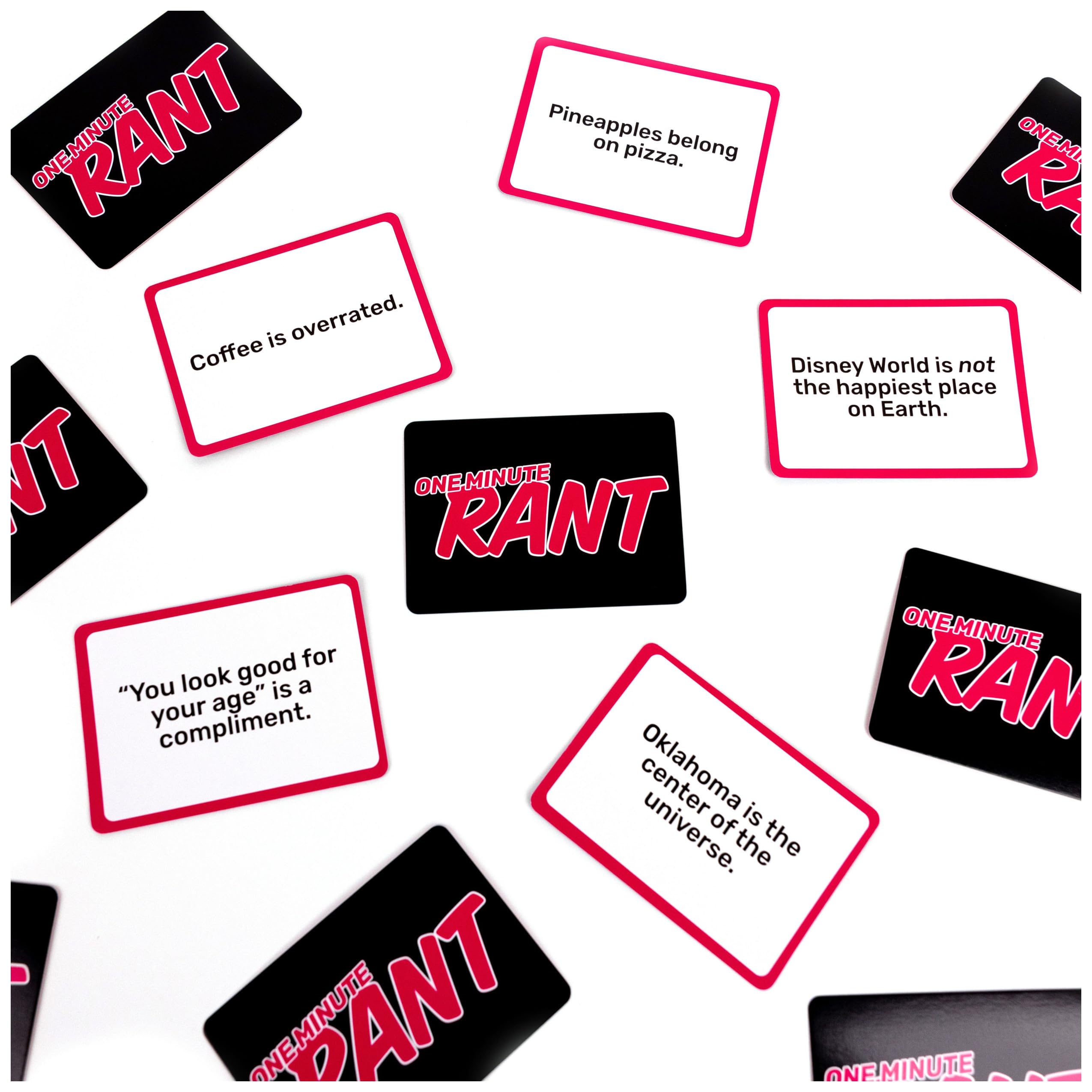 One Minute Rant: Hilarious Controversial Topic Card Game for Family Game Night – Spin Master