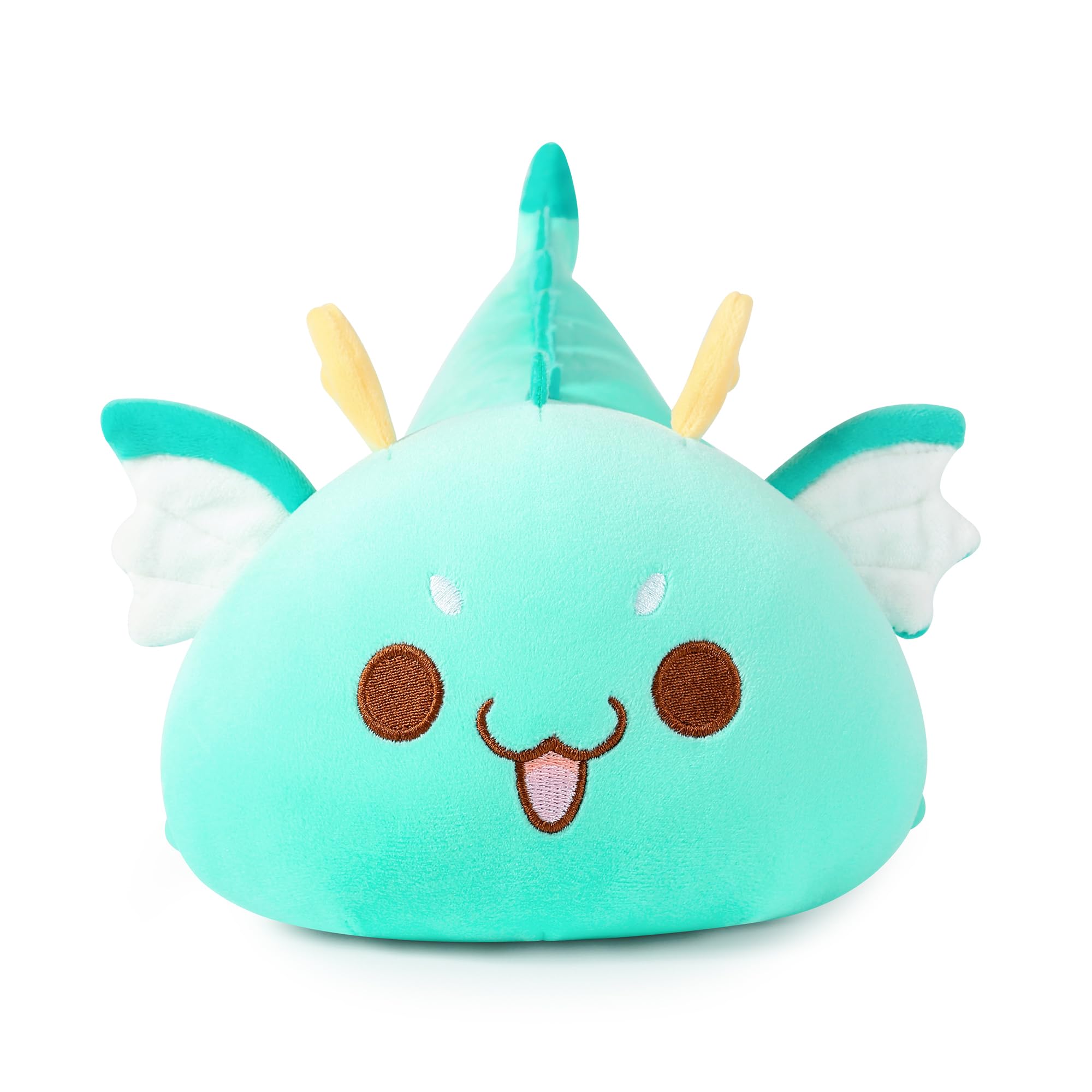 Onsoyours Chubby Dragon Stuffed Animal – 10-Inch Cyan Plushie, Soft & Huggable