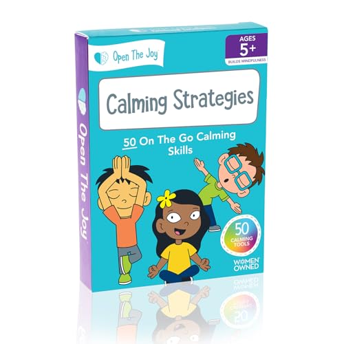 Open The Joy Calming Strategies Cards for Kids: 50+ Mindfulness & Emotional Regulation Activities