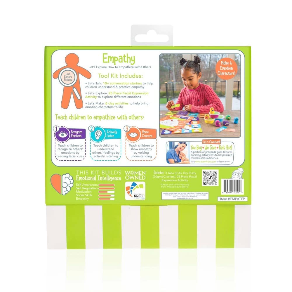 Open The Joy Empathy Builder Toolkit: Social Emotional Learning Toys for Kids Ages 4+