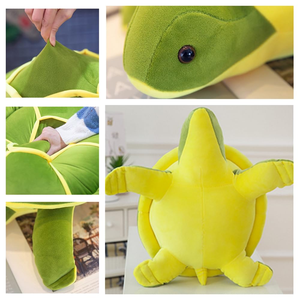 OPHRBU 14-Inch Sea Turtle Plushie – Soft Green Stuffed Animal Toy for All Ages