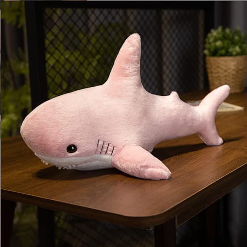OPHRBU Pink Shark Stuffed Animal - 24 Inch Soft Plush Toy for Hugging and Decoration