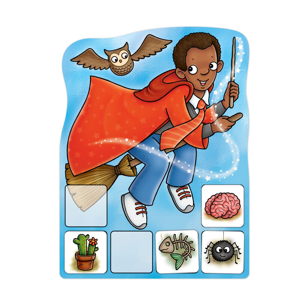 Orchard Toys Magic Maths Game – Wizard-Themed Math Practice for Ages 5-7, 2-4 Players