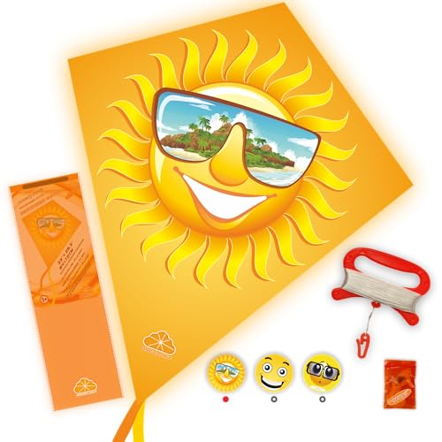 ORGCLDKT-33 Diamond Kite for Kids – Beginner-Friendly with Pre-Fitted Frames and Tandem Flying Kit