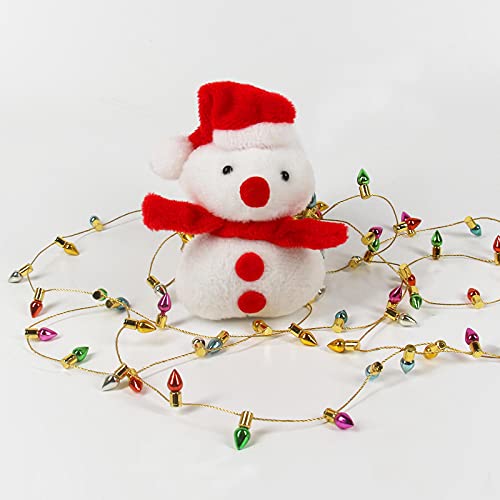 Orgrimmar 15m Miniature Fake Light String for Dollhouse Christmas Decor (Bright White)