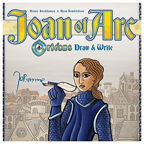 Orleans: Joan of Arc Draw & Write Board Game – Capstone Games, 1-5 Players, 45 Min
