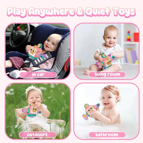 OSIMILY Busy Cube for 1 Year Old Girl | Sensory Toy with 6 Activities | Fine Motor Skills Educational Gift for Toddlers 6-18 Months
