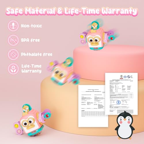 OSIMILY Busy Cube for 1 Year Old Girl | Sensory Toy with 6 Activities | Fine Motor Skills Educational Gift for Toddlers 6-18 Months