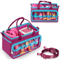 Ottkids Purple Toniebox Carrying Case with Shoulder Strap – Travel Organizer for Tonie Figures and Accessories