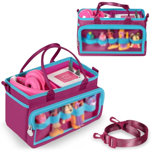 Ottkids Purple Toniebox Carrying Case with Shoulder Strap – Travel Organizer for Tonie Figures and Accessories