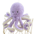 OUKEYI 15.7" Purple Octopus Plush – Soft Huggable Stuffed Animal Doll for Kids, Girls, Boys