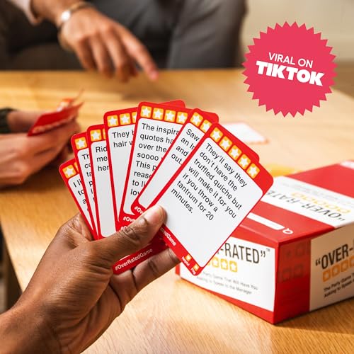 Over-Rated: The Game of Ridiculous Reviews – Adult Party Card Game