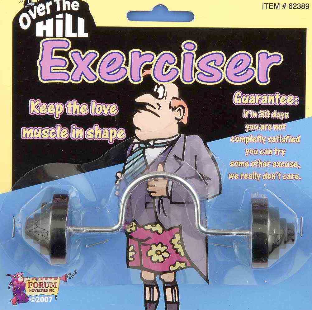 Over the Hill Love Muscle Exerciser - Rubie's Novelty Gag Gift for Ages 17+