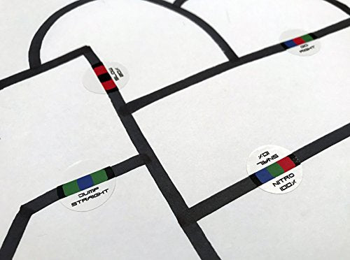 Overwrite Sticker Codes Pack for Ozobot Bit & Evo - 216 Coding Stickers