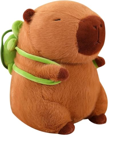 OZIF 10-Inch Capybara Plush with Turtle Backpack - Soft Stuffed Animal Toy for Kids