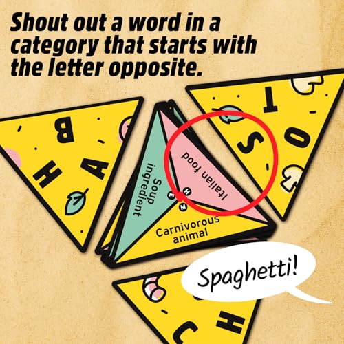 P for Pizza Card Game by Big Potato: Fast-Paced Word Association Fun for Family Game Night
