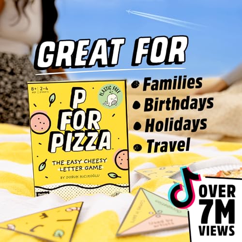 P for Pizza Card Game by Big Potato: Fast-Paced Word Association Fun for Family Game Night