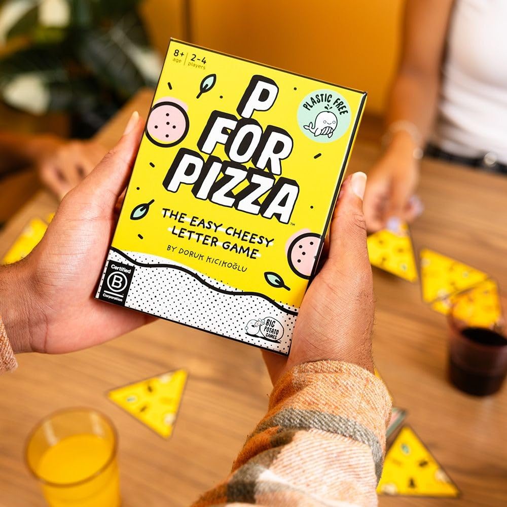 P for Pizza Card Game by Big Potato: Fast-Paced Word Association Fun for Family Game Night