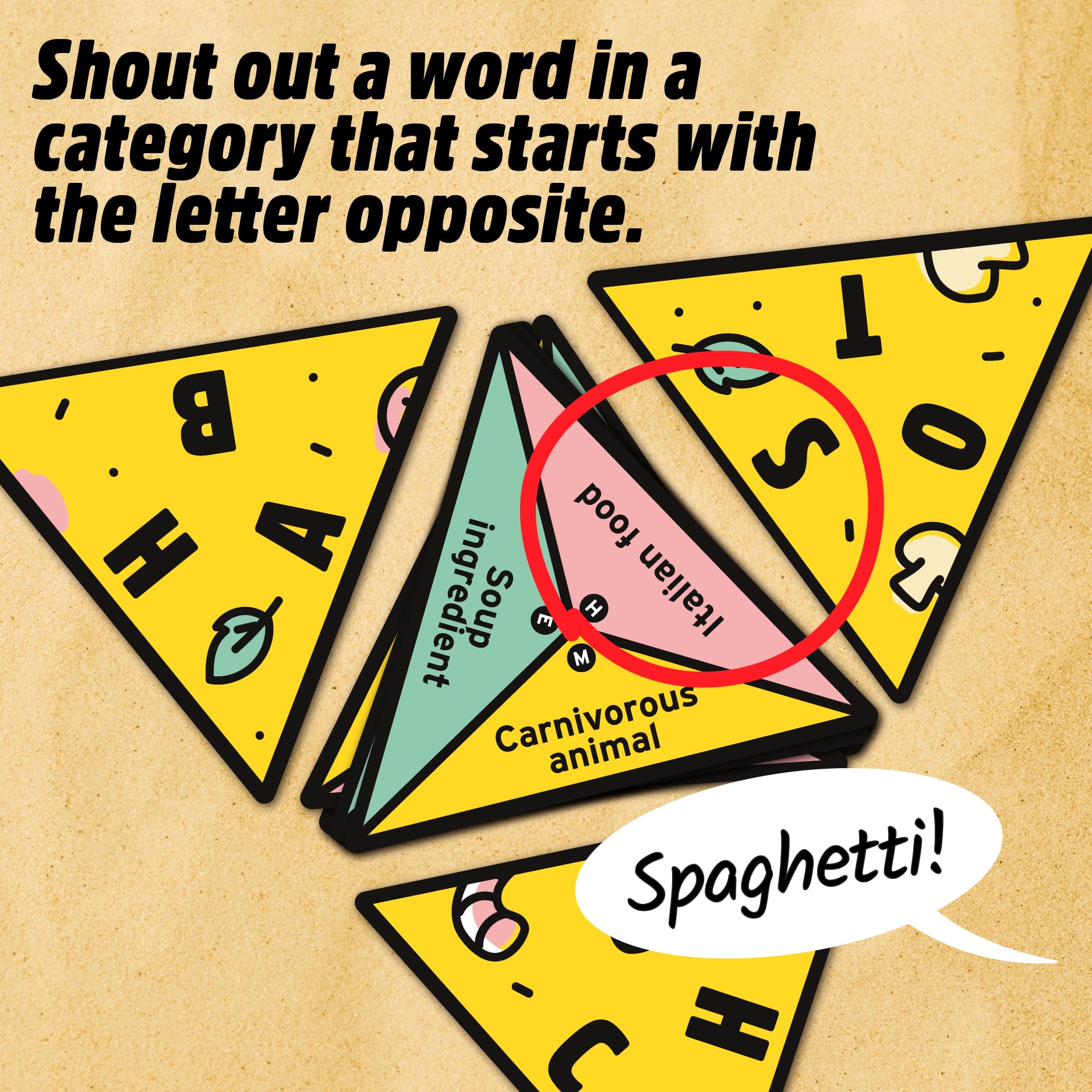 P for Pizza Card Game by Big Potato: Fast-Paced Word Association Fun for Family Game Night