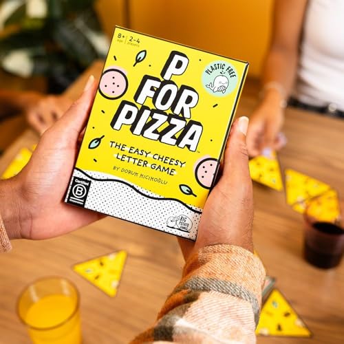 P for Pizza Card Game by Big Potato: Fast-Paced Word Association Fun for Family Game Night