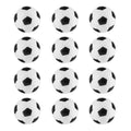 Pack of 12 Mini Foam Sports Balls - Assorted Baseball, Football, Basketball, Soccer by Super Z Outlet