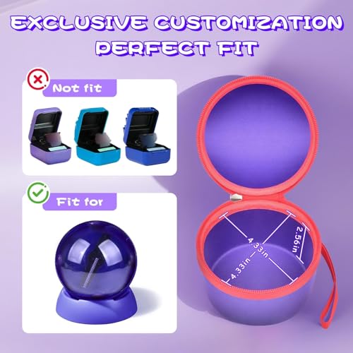 PAIYULE Protective EVA Storage Case for Bitzee Hamster Ball – Shockproof Travel Bag for Digital Pet and Stand (Case Only)