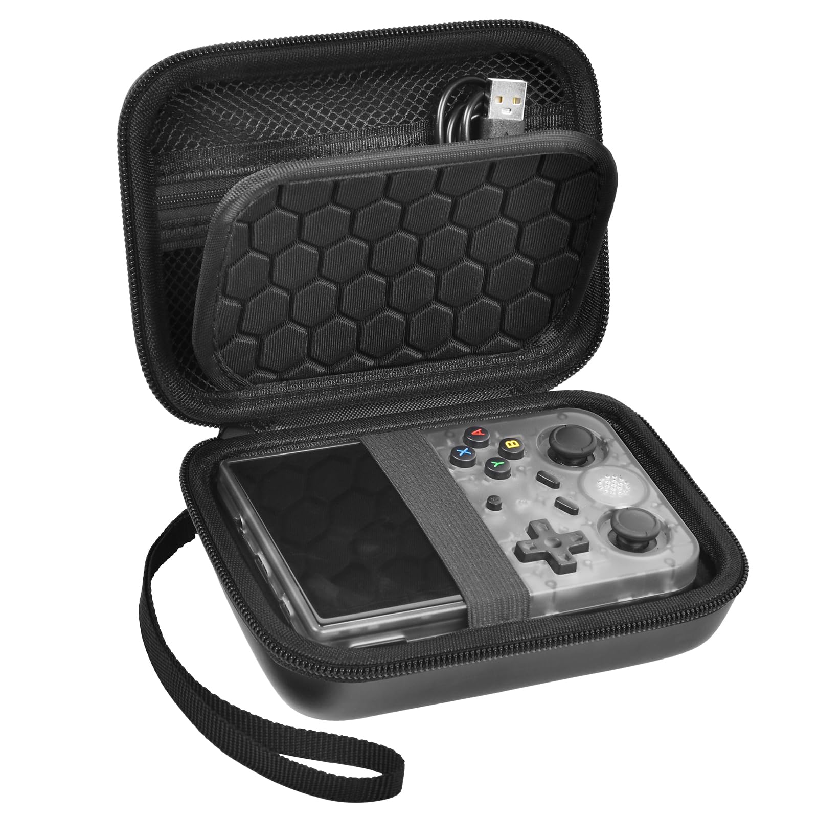 PAIYULE Travel Case for R36S / RG353V / RG353VS / Game Boy Retro Handheld Console Storage Bag