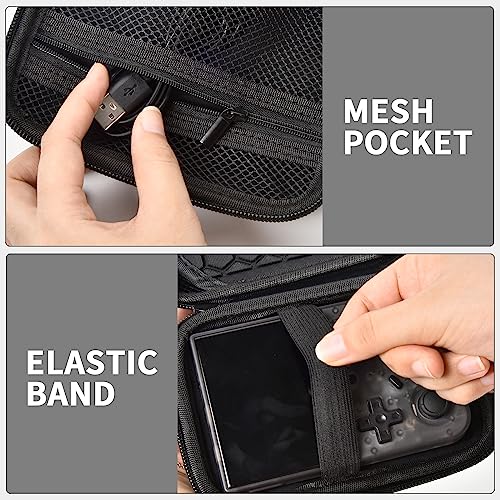 PAIYULE Travel Case for R36S / RG353V / RG353VS / Game Boy Retro Handheld Console Storage Bag