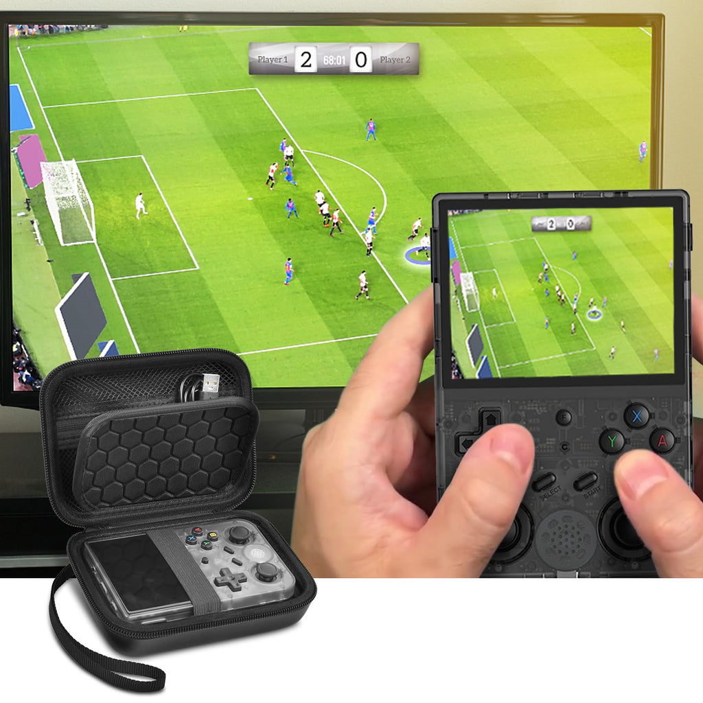 PAIYULE Travel Case for R36S / RG353V / RG353VS / Game Boy Retro Handheld Console Storage Bag