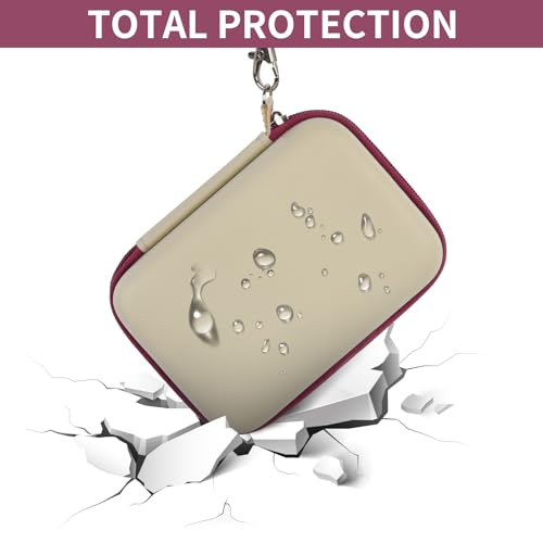 PAIYULE Travel Case for RG353V/RG353VS/R36S – Beige Handheld Console Carrying Bag