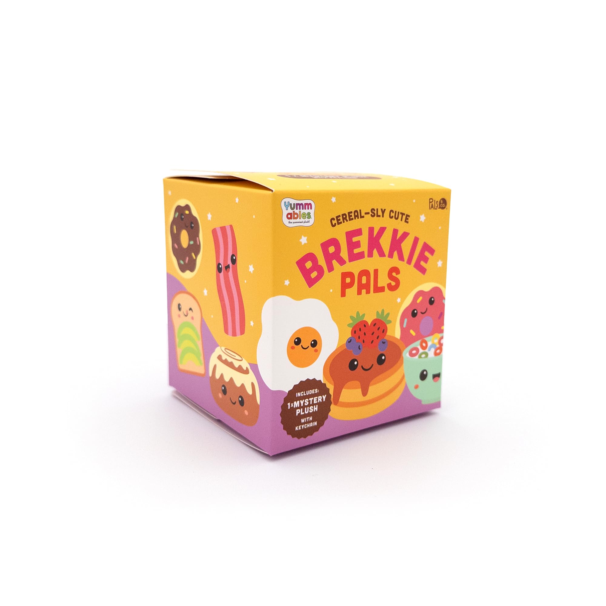 Pals & Co. Yummables Brekkie Pals Blind Box Plushie Keychain – Collect All 12 Breakfast Friends