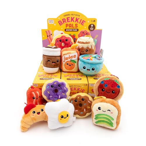 Pals & Co. Yummables Brekkie Pals Blind Box Plushie Keychain – Collect All 12 Breakfast Friends