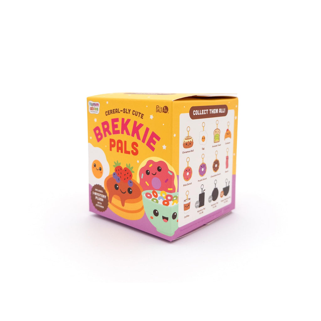 Pals & Co. Yummables Brekkie Pals Blind Box Plushie Keychain – Collect All 12 Breakfast Friends