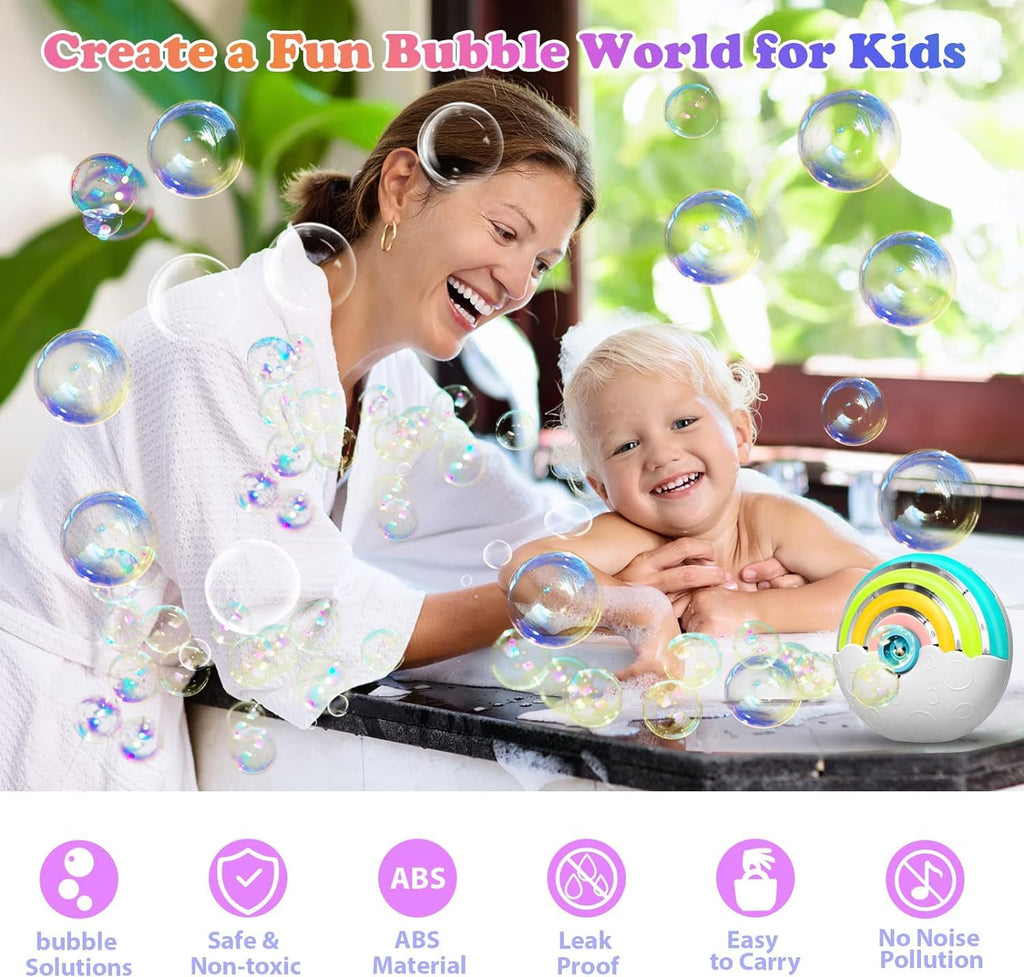 PANACARE Astronaut Bubble Machine: 20000+ Bubbles/Min, Rechargeable, DIY Stickers