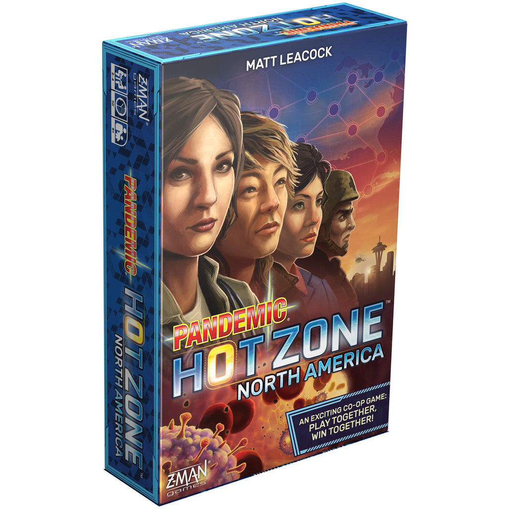 Pandemic Hot Zone: North America Board Game – Cooperative Strategy Game for 2-4 Players, Ages 8+, 30-Minute Playtime