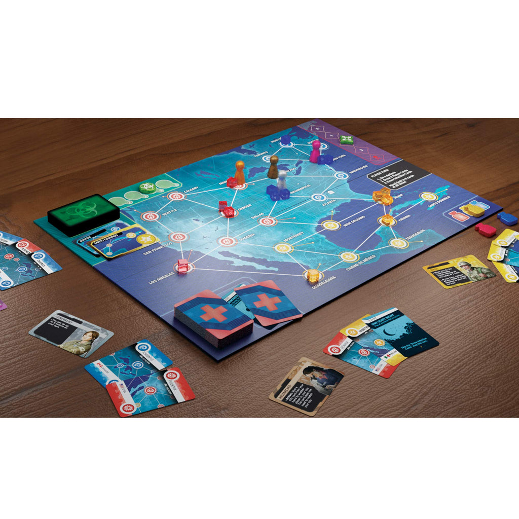 Pandemic Hot Zone: North America Board Game – Cooperative Strategy Game for 2-4 Players, Ages 8+, 30-Minute Playtime