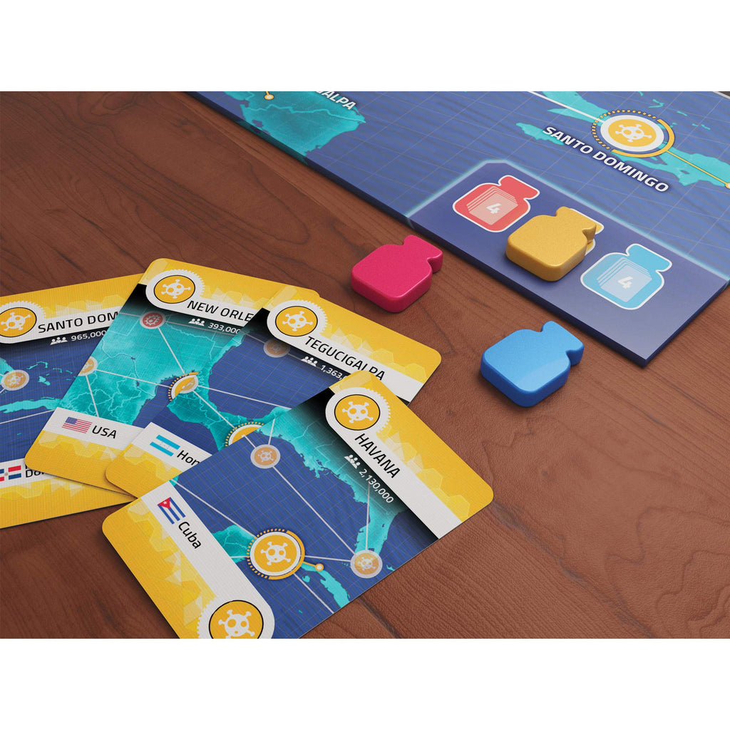 Pandemic Hot Zone: North America Board Game – Cooperative Strategy Game for 2-4 Players, Ages 8+, 30-Minute Playtime