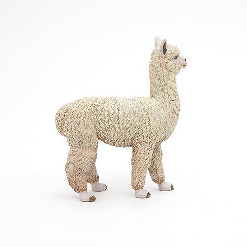 Papo Alpaca Figure – Hand-Painted Wild Life Collectible Toy for Ages 3+