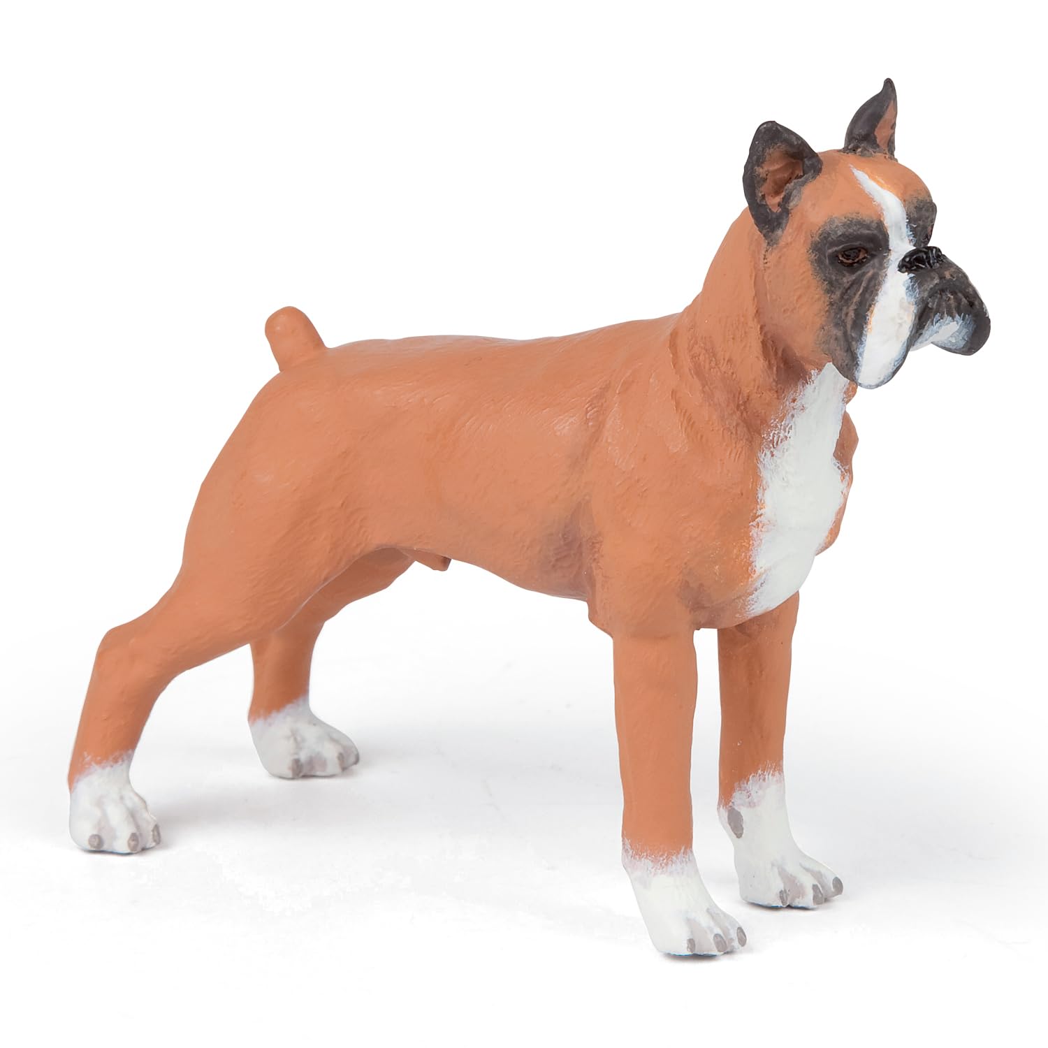 Papo Boxer Dog Figure – Detailed Plastic Animal Toy for Imaginative Play