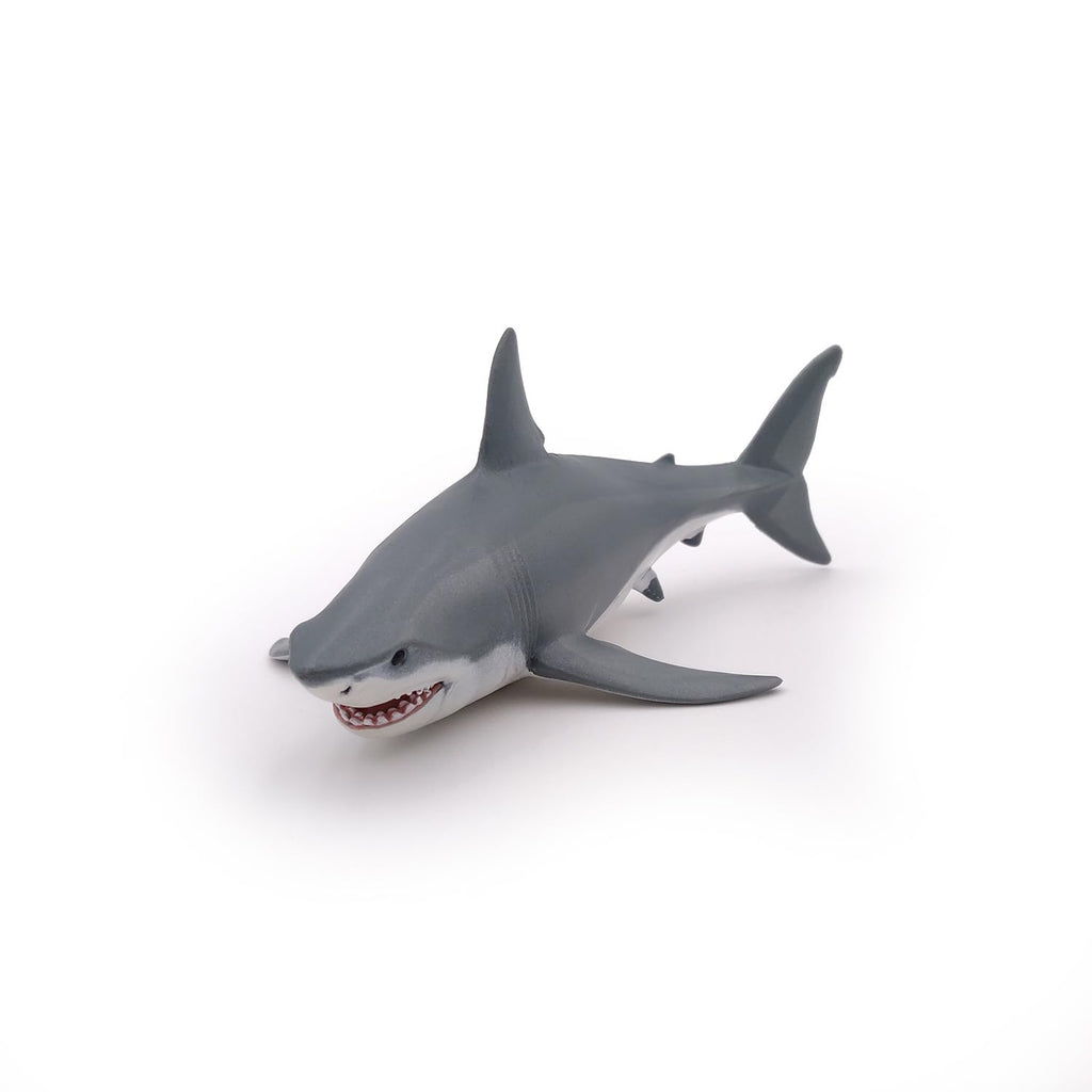 Papo Great White Shark Figurine – Hand-Painted Marine Life Collectible, 6.75 Inches