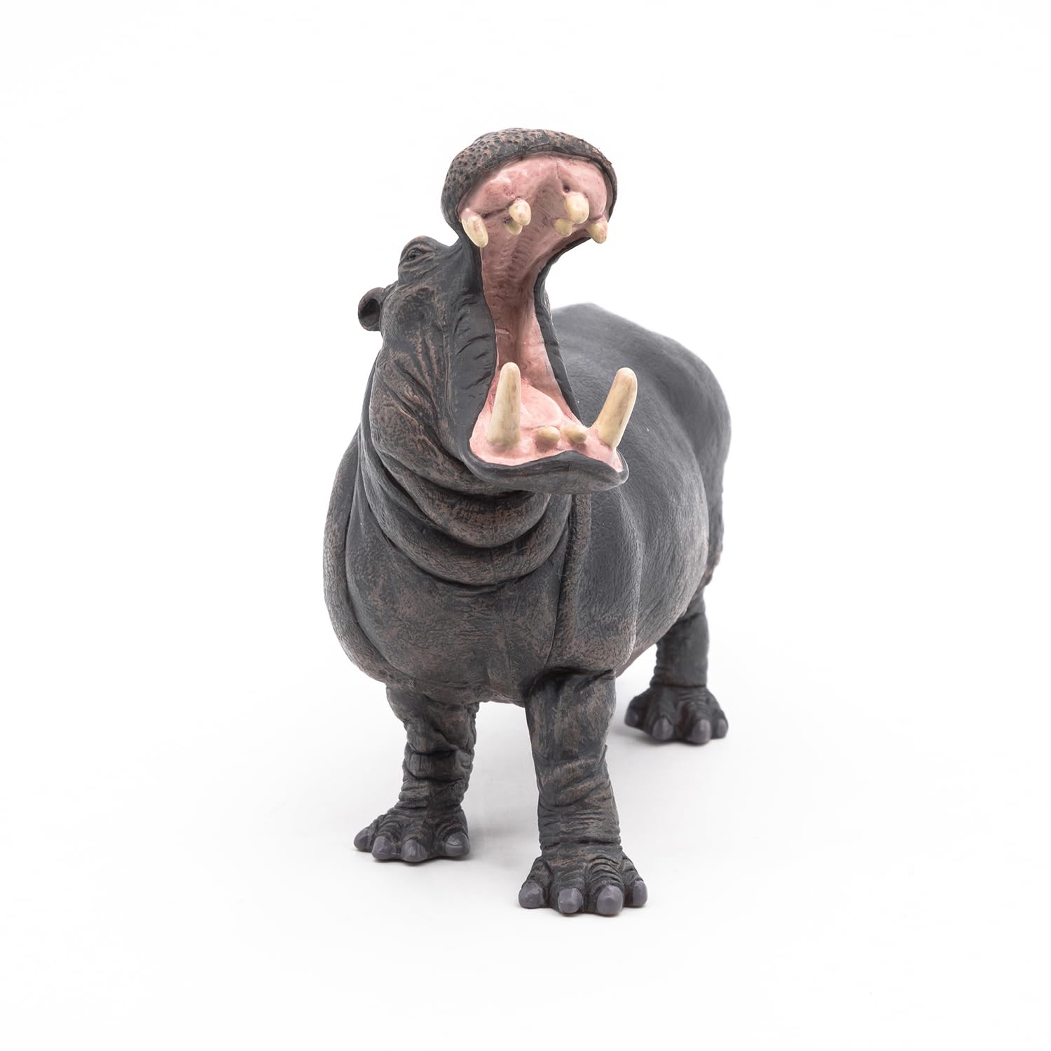 Papo Hippopotamus Toy Figure – Hand-Painted Realistic Wild Animal Figurine