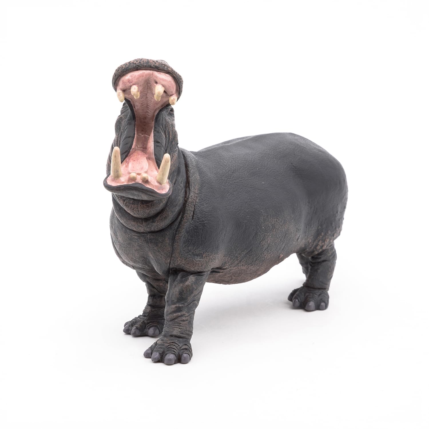 Papo Hippopotamus Toy Figure – Hand-Painted Realistic Wild Animal Figurine