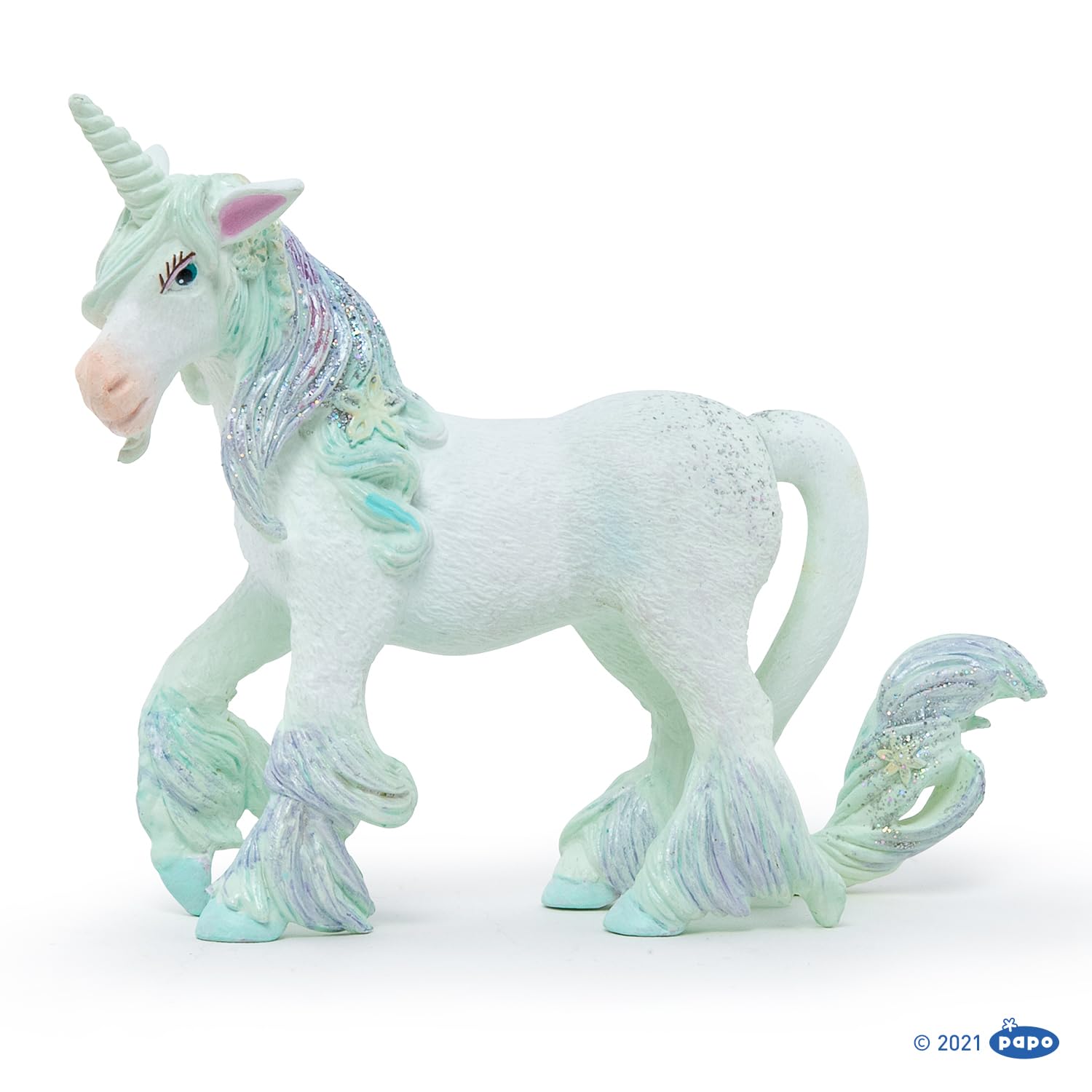 Papo Ice Unicorn Figurine - Ages 3+ - Enchanted World Collection - Collectible Toy