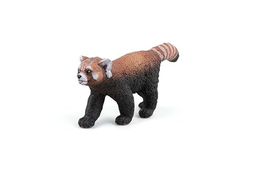 Papo Red Panda Figure – Multicolor Plastic Animal Toy for Imaginative Play